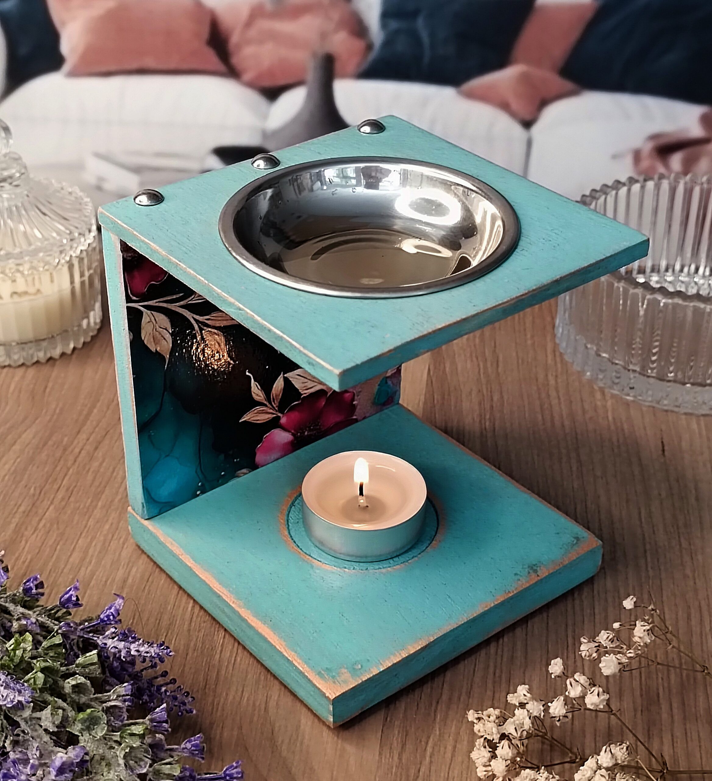 Ξύλινος αρωματιστής "Φυσική φρεσκάδα" για wax melts