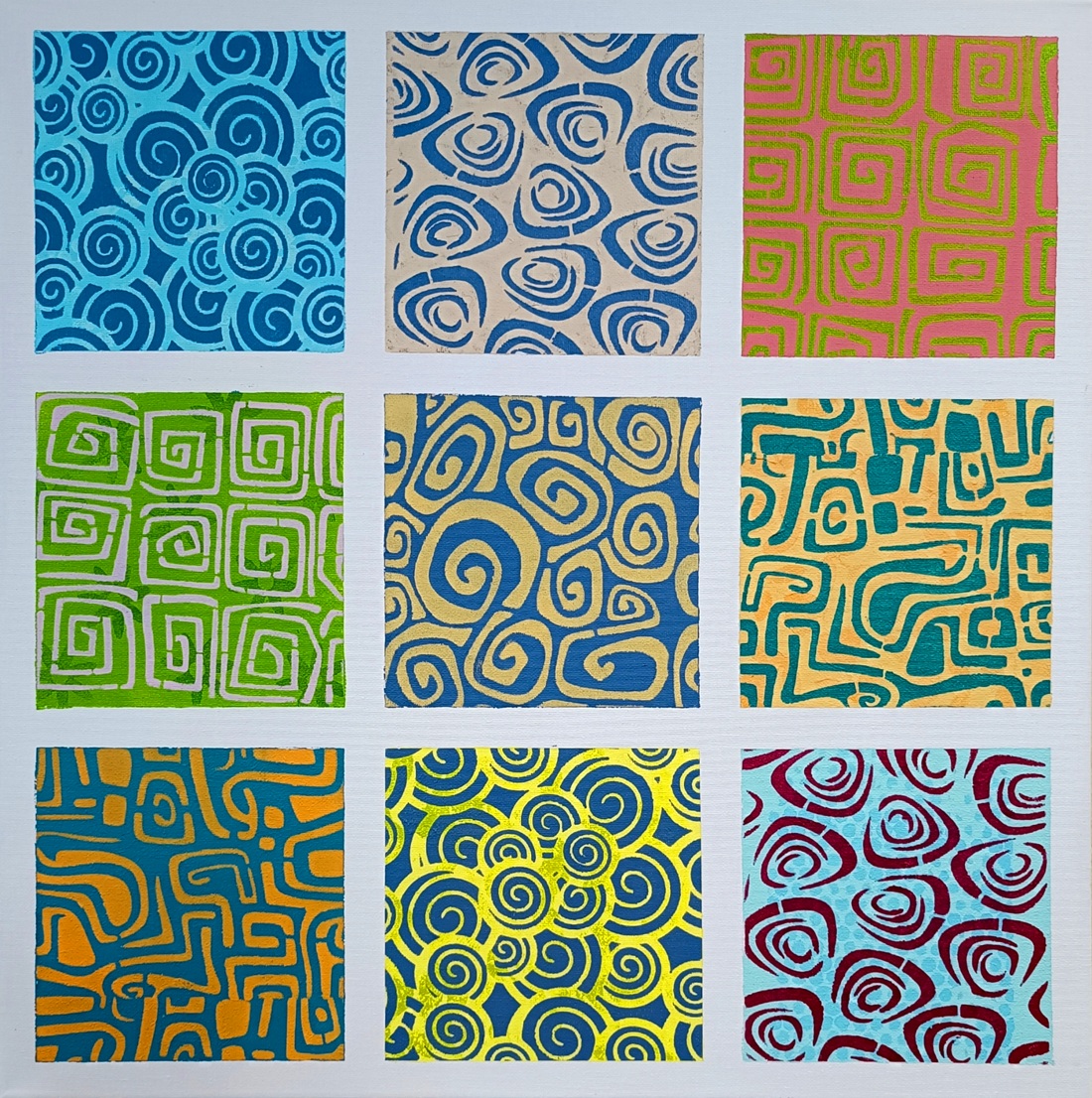 "Pop Rhythm" Ακρυλικά σε καμβά 50x50cm - Image 2
